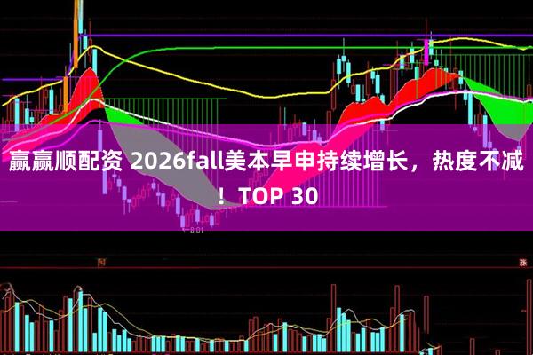 赢赢顺配资 2026fall美本早申持续增长，热度不减！TOP 30