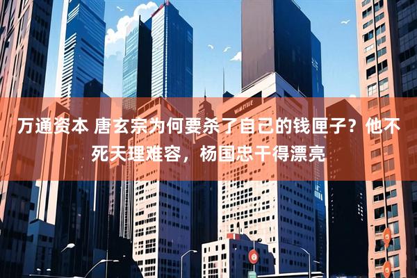 万通资本 唐玄宗为何要杀了自己的钱匣子？他不死天理难容，杨国忠干得漂亮